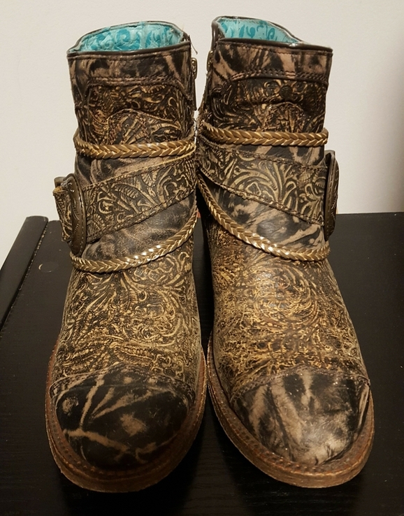 Байкерські ботінки , чопери CORRAL boots, фото №3