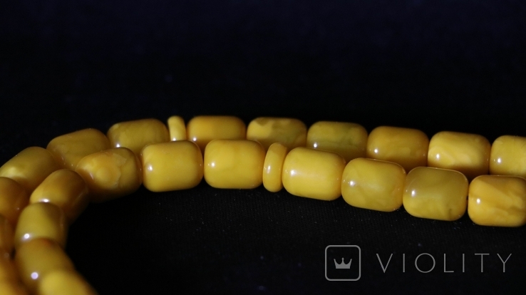 Amber rosary, landscape amber, 25.5 g, photo number 5