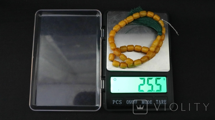 Amber rosary, landscape amber, 25.5 g, photo number 11