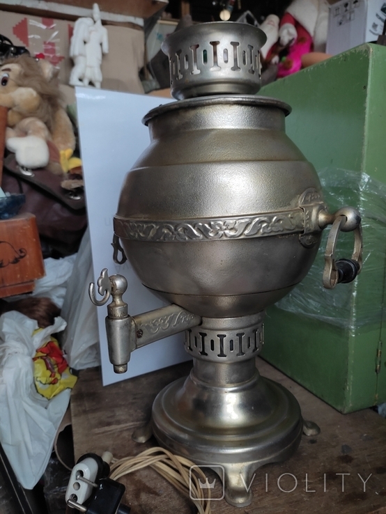 Vintage Electro-samovar "Ball" (two in one). 4l.. USSR, photo number 13
