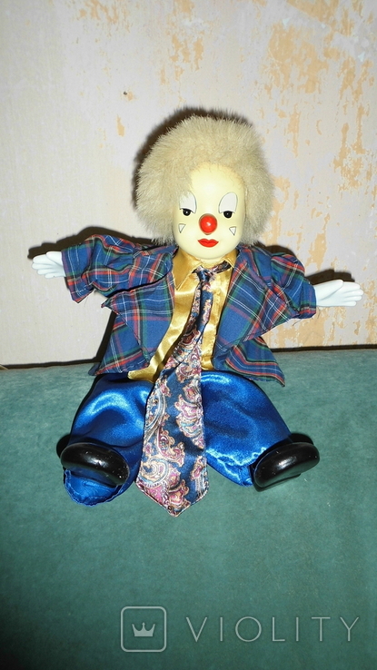 Фарфоровый клоун. Авторская работа. Германия 70е, фото №2