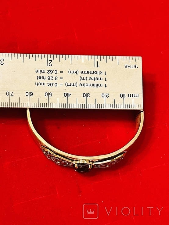 Bracelet silver 84 hallmark gilding, photo number 9