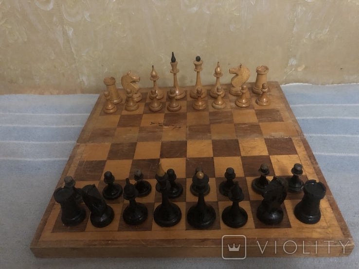 Шахматы СССР деревянные большие, фото №2