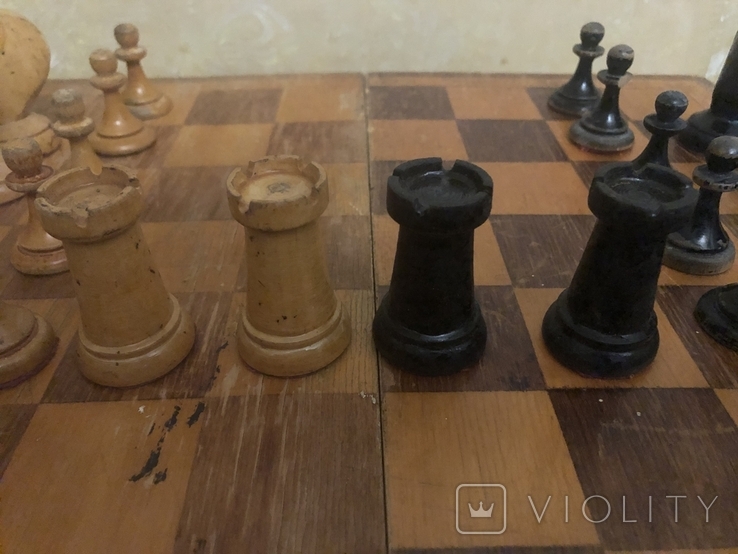 Шахматы СССР деревянные большие, фото №5