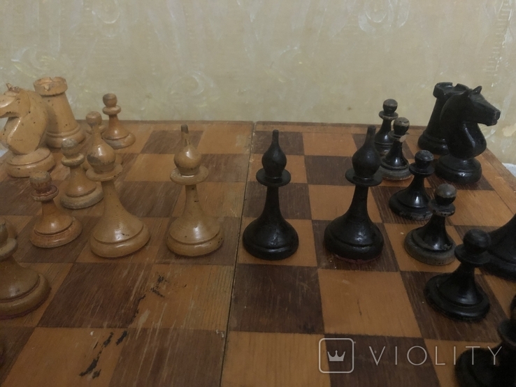 Шахматы СССР деревянные большие, фото №10