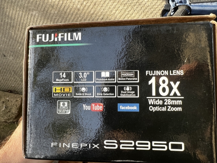 Профессиональный фотоаппарат Fujifilm FinePix S2950 + аккумуляторы с зарядкой + сумочка, photo number 12