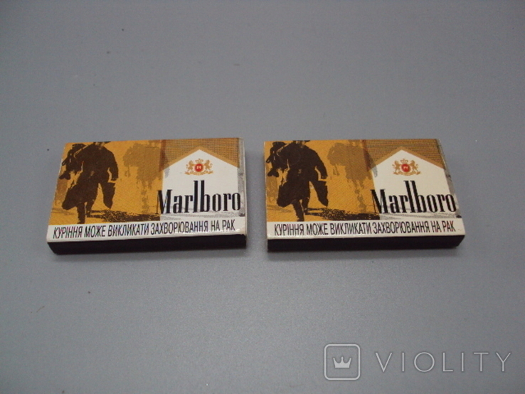 Marlboro matches, size: 3.8 x 5.4 cm, lot: 2 pcs, photo number 3