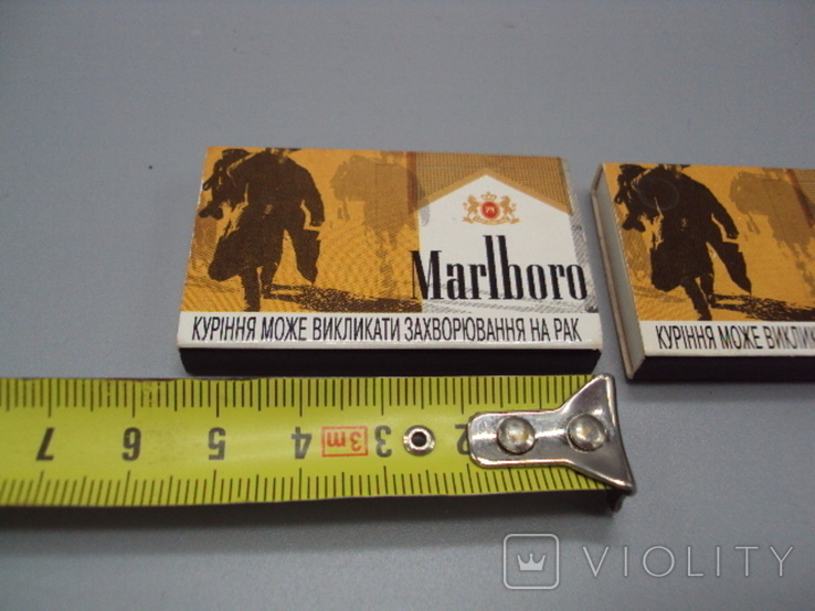Marlboro matches, size: 3.8 x 5.4 cm, lot: 2 pcs, photo number 5