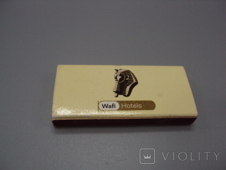 Matches Wafi Hotels Dubai U.A.E. Pharaoh Tutankhamun Dubai size 2.6 x 5.5 cm, photo number 3