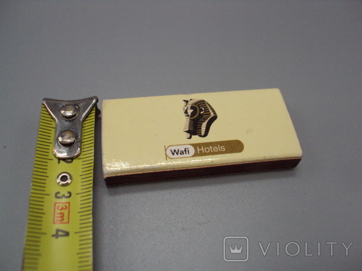 Matches Wafi Hotels Dubai U.A.E. Pharaoh Tutankhamun Dubai size 2.6 x 5.5 cm, photo number 4