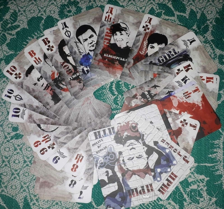 Игральные карты ПРШ-ПТН(Порошенко-Путин), фото №5