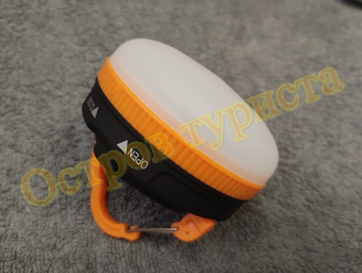 Кемпинговый фонарь лампа YJ-711 Orange с крючком и магнитным креплением SMD 3*AAA, фото №8