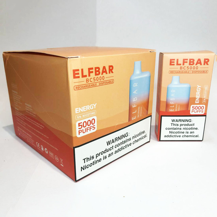 Elf Bar BC5000 Original 5% перезаряжаемый под. Энергетик (Energy), numer zdjęcia 2