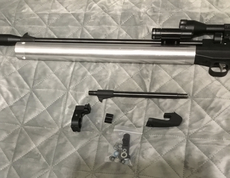 Девятизарядный ПСП пистолет-карабин Artemis. 4,5мм.Комплект., фото №7