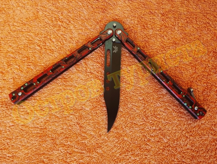 Нож бабочка складной нож балисонг RG-225, фото №5