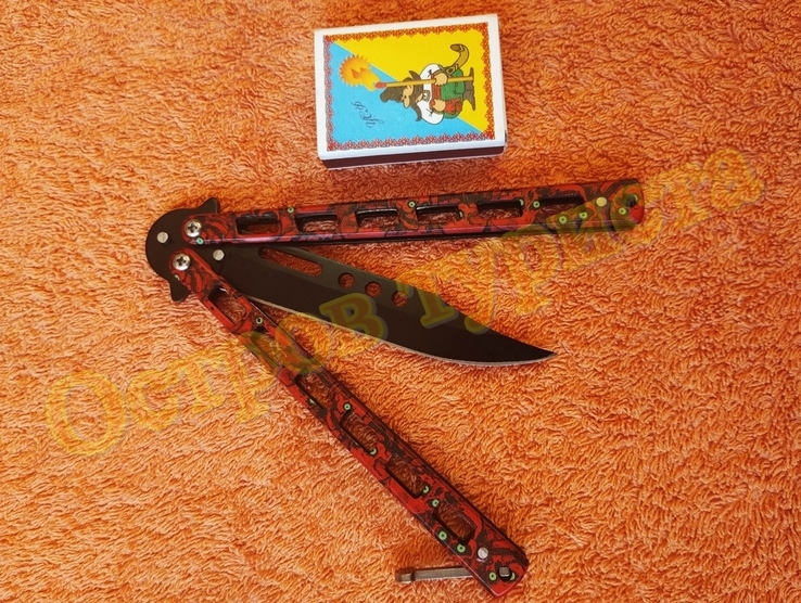 Нож бабочка складной нож балисонг RG-225, фото №6