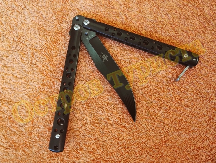 Нож бабочка F-308 складной нож балисонг, фото №5