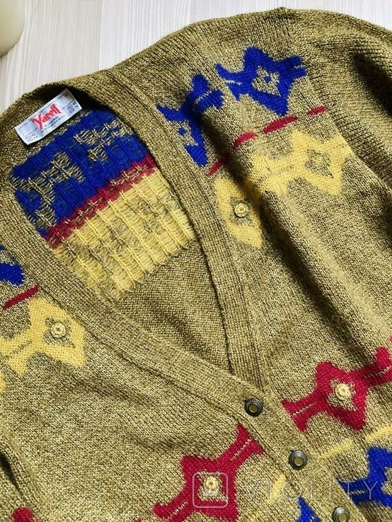 Vintage mohair high-quality knitted cardigan, photo number 7