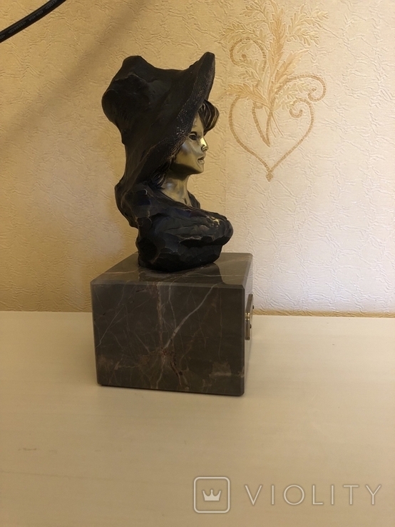 Бюст, скульптура SOHER Іспанія оригінальна, бронзовий оригінал, фото №5