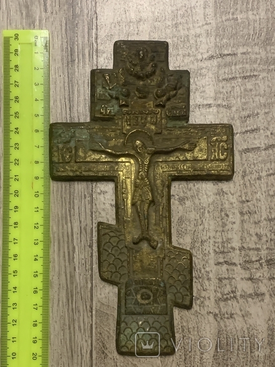 Крест Старообрядческий 19 век, фото №4