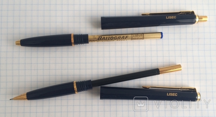 Шариковая ручка и карандаш Ballograf, фото №2