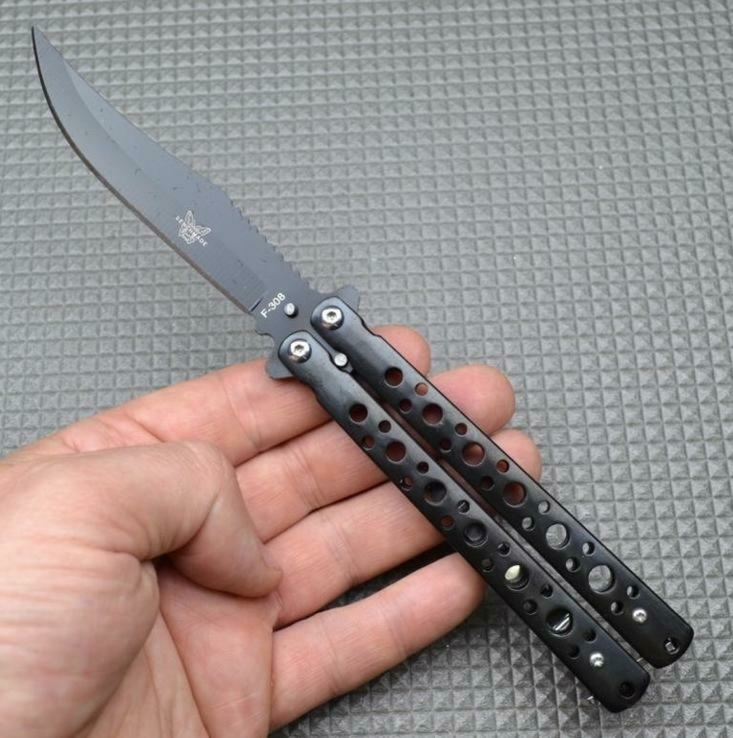 Нож бабочка Banchmade F-308 складной нож балисонг, фото №5