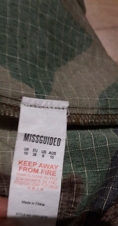 Сорочка камуфляж Missguided 38 жіноча, photo number 4