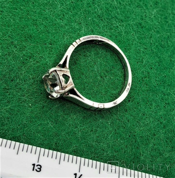Кольцо Серебро 925 Камень, фото №3