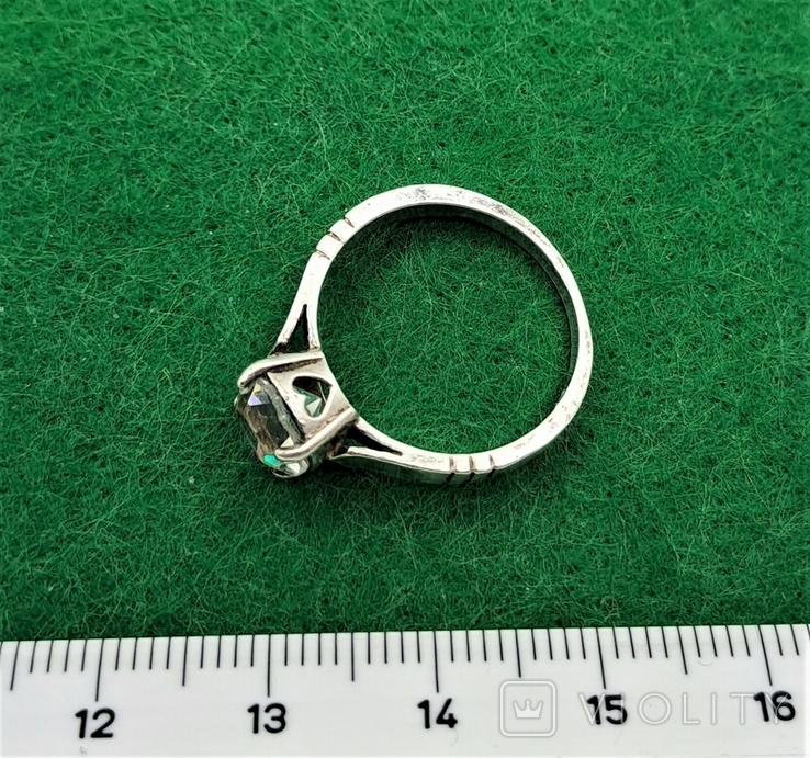 Кольцо Серебро 925 Камень, фото №4