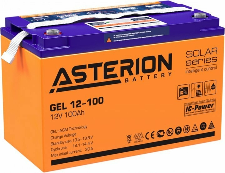 Аккумуляторная батарея для ИБП ,GEL Asterion 12v 100Ah.