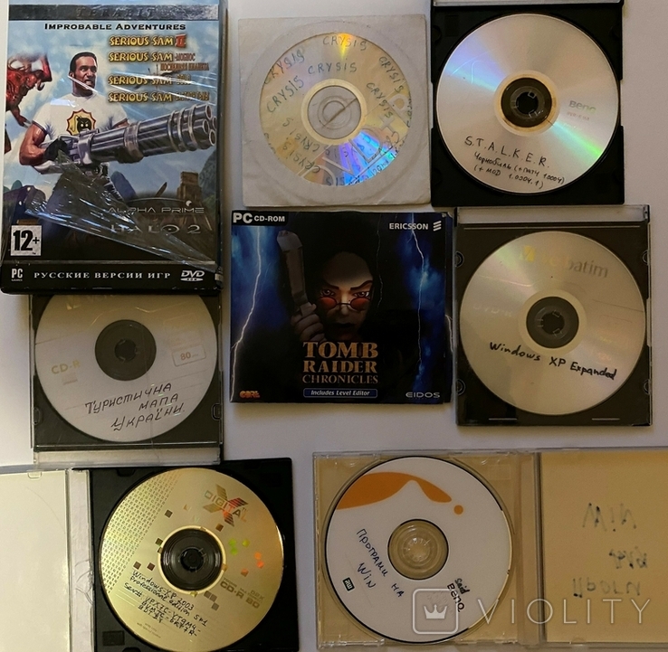 24 game CDs, 4 with Win Bonus 4 software Video discs, photo number 6