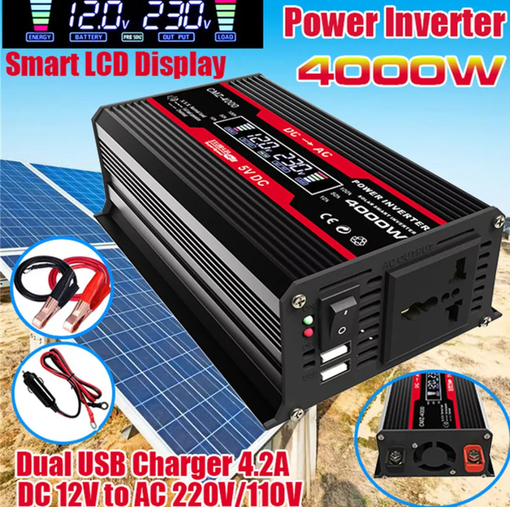 Інвертор CMZ-4000 (12V-220V)., numer zdjęcia 5