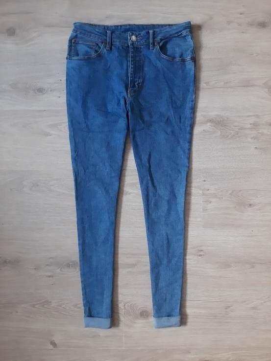 Модные мужские зауженные джинсы Cheap monday оригинал в отличном состоянии, photo number 2