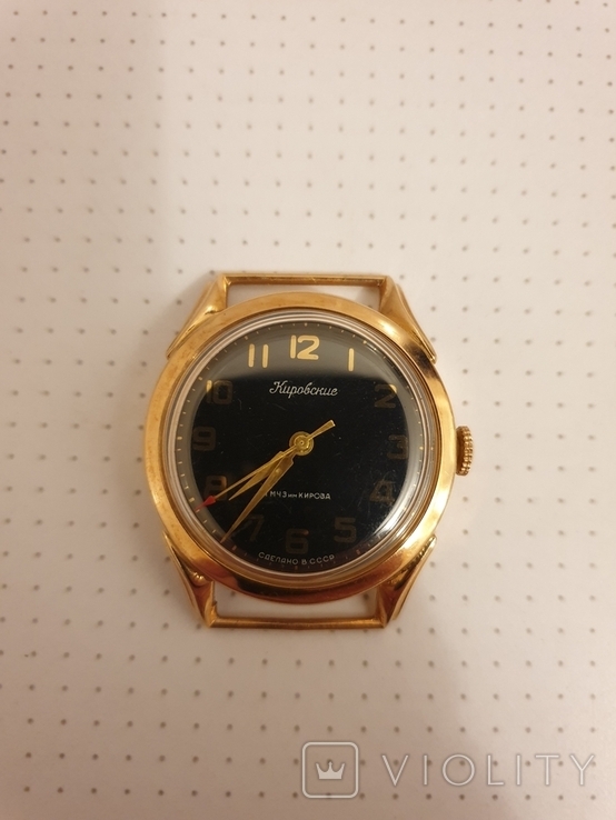 Кировские золотые часы на золотом браслете 583 звезда, 60-е года., фото №9