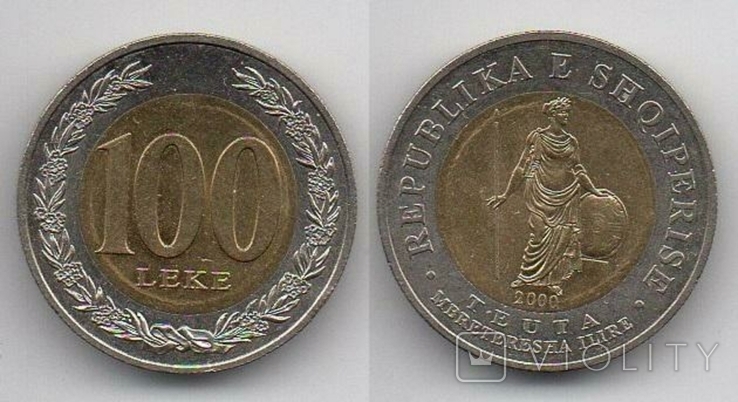 Albania, Albania - 5 pcs x 100 Leke 2000, photo number 3