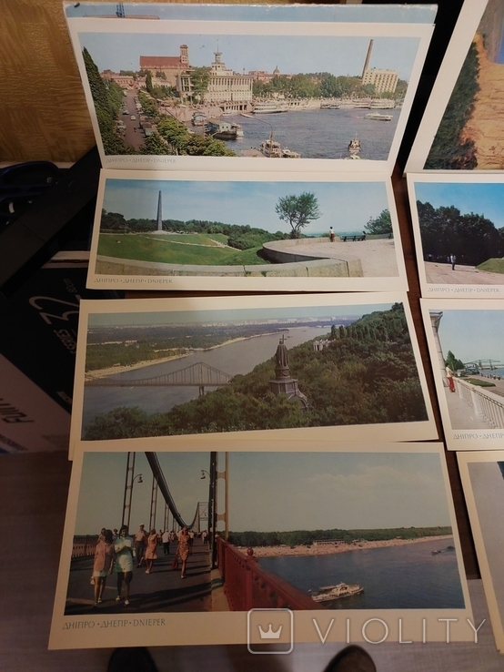 Река Днепр Украина Фотоальбом карточки открытки СССР, photo number 7