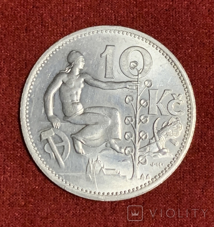 10 крон 1932г, фото №2