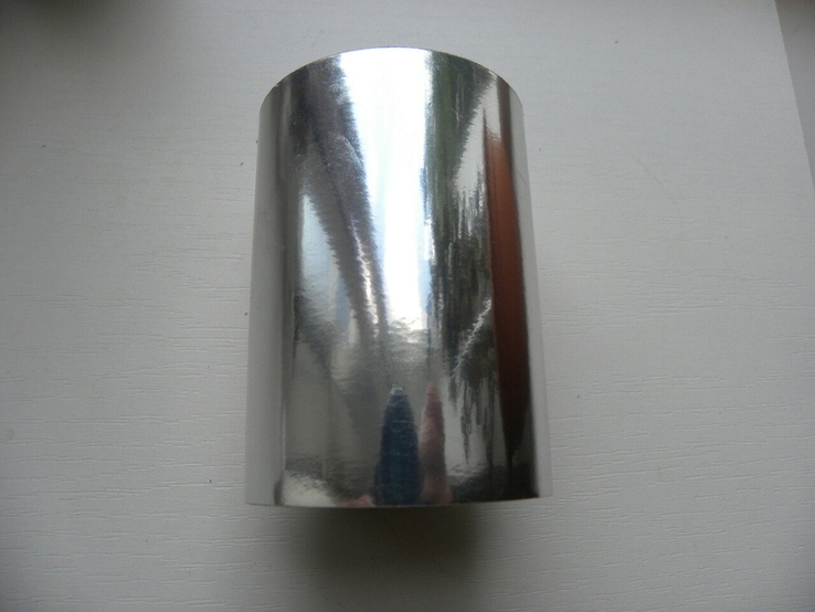 Пленка самоклеющаяся , цветопередача серебро , 40 метров , ширина 140 мм, фото №3