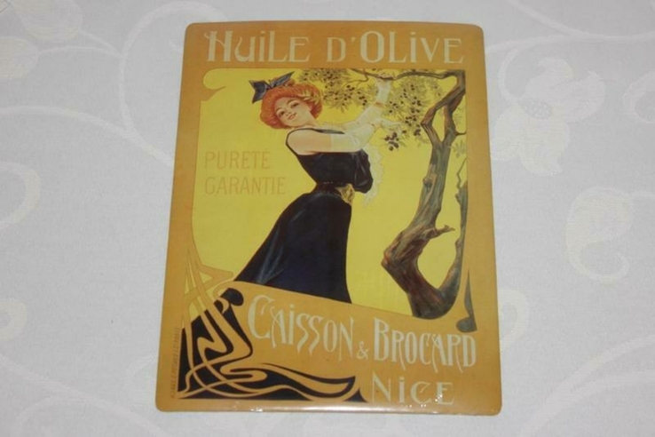 Постер Huile d'Olive Caisson et Brocard (метал, Франція), photo number 2