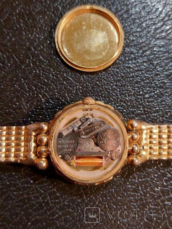 Часы mani guartz Gold plated, фото №7