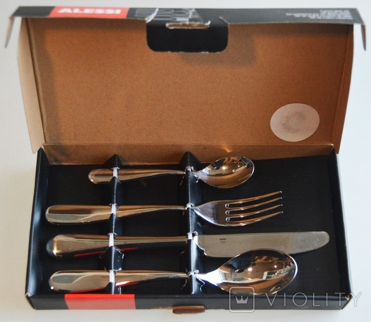 Set de couverts Nuovo Milano Alessi - métal