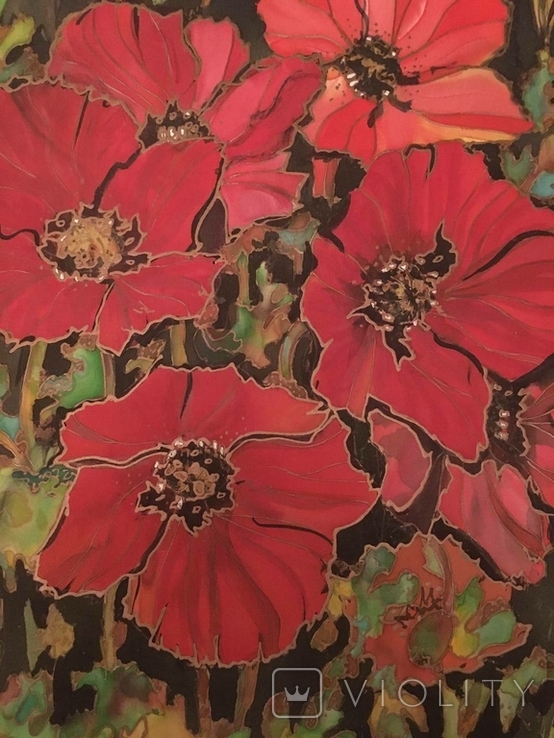 Painting on batik. Machi. Artist Kuznetsova (Gorchakov) I.M., photo number 2