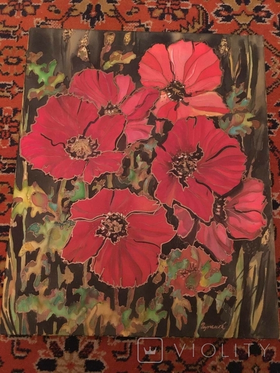 Painting on batik. Machi. Artist Kuznetsova (Gorchakov) I.M., photo number 3