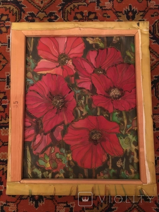 Painting on batik. Machi. Artist Kuznetsova (Gorchakov) I.M., photo number 6