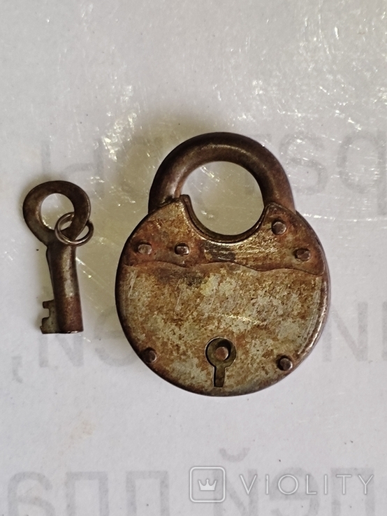 Vintage little padlock. USSR, photo number 2