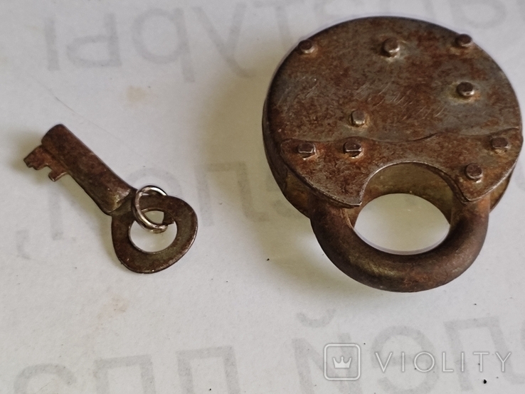 Vintage little padlock. USSR, photo number 4