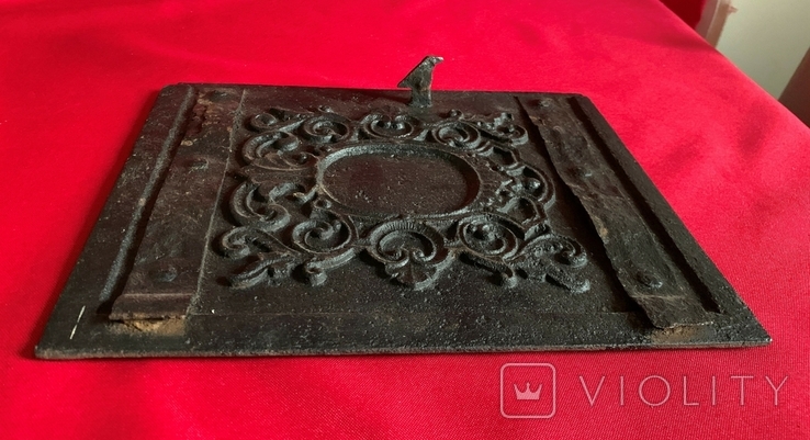 Antique Cast Iron Bas-Relief Door Interior Decoration Europe, photo number 7