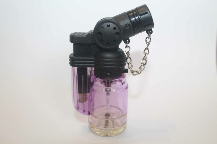 Запальничка-пальник газова Турбо полумя (1349) Фіолетова, фото №2