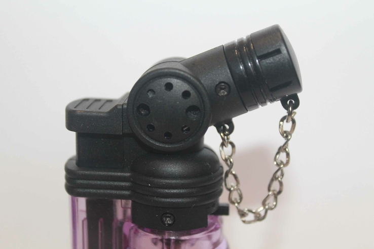 Запальничка-пальник газова Турбо полумя (1349) Фіолетова, фото №3