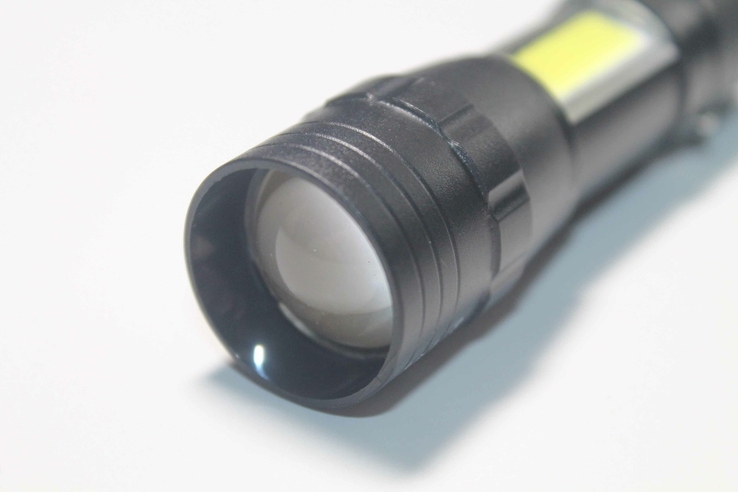Акумуляторний ліхтарик в кейсі USB (1506), фото №4